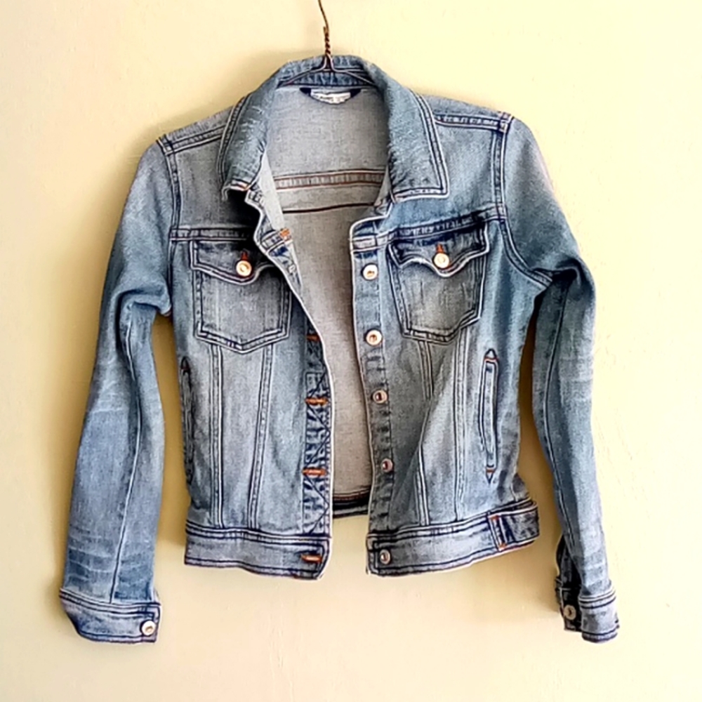 Zara Basic Denim Jacket - image 1